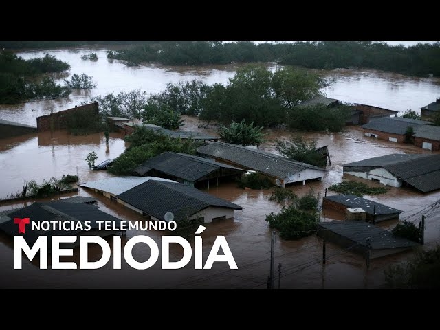 Imágenes aéreas dan cuenta de la devastación de las inundaciones en Brasil | Noticias Telemundo