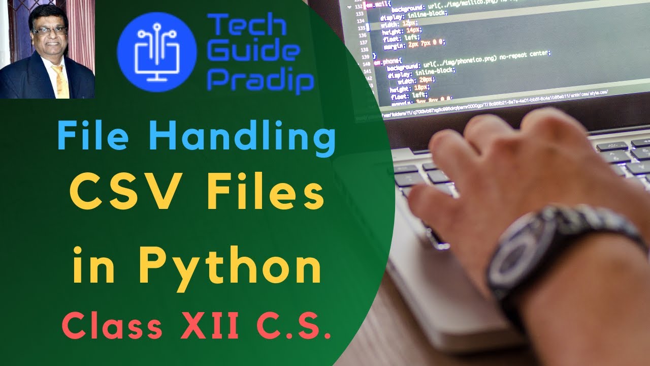 CSV Files | Class XII Computer Science CBSE - YouTube