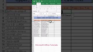 How to Easily Change Text Case in Excel (Upper, Lower, Proper) by Microsoft Office Tutorials 298 views 4 months ago 1 minute, 3 seconds