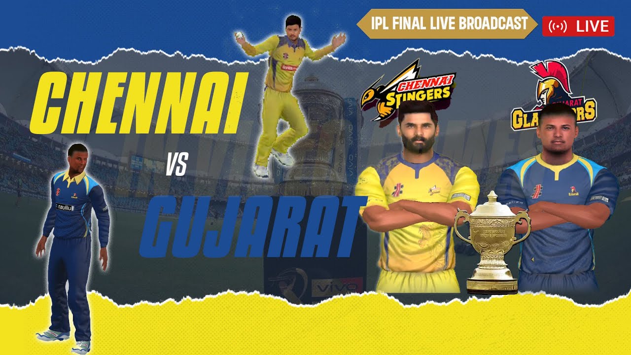 FINAL CSK vs GT - 𝗖𝗵𝗲𝗻𝗻𝗮𝗶 𝗦𝘂𝗽𝗲𝗿 𝗞𝗶𝗻𝗴𝘀 𝘃𝘀 𝗚𝘂𝗷𝗮𝗿𝗮𝘁 𝗧𝗶𝘁𝗮𝗻𝘀 IPL 2023 Real Cricket 22 Live Stream