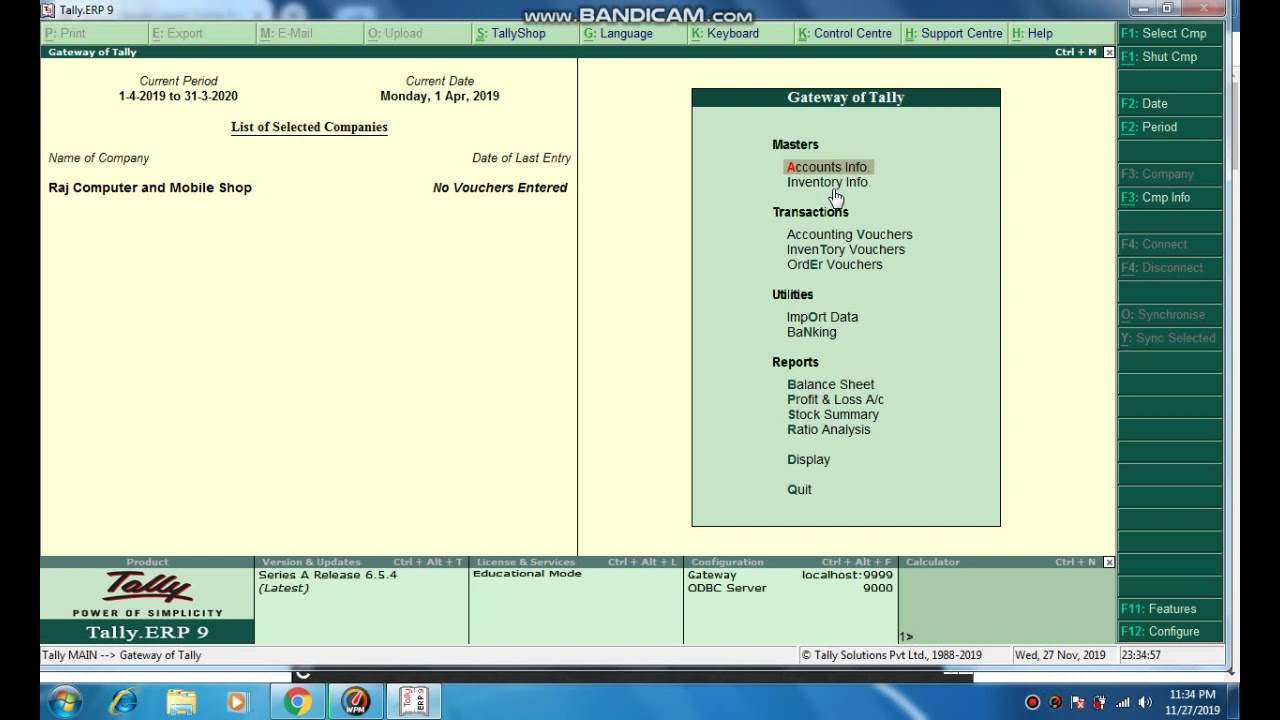 How to work in mobile shop in tally complete video, mobile shop me work ...