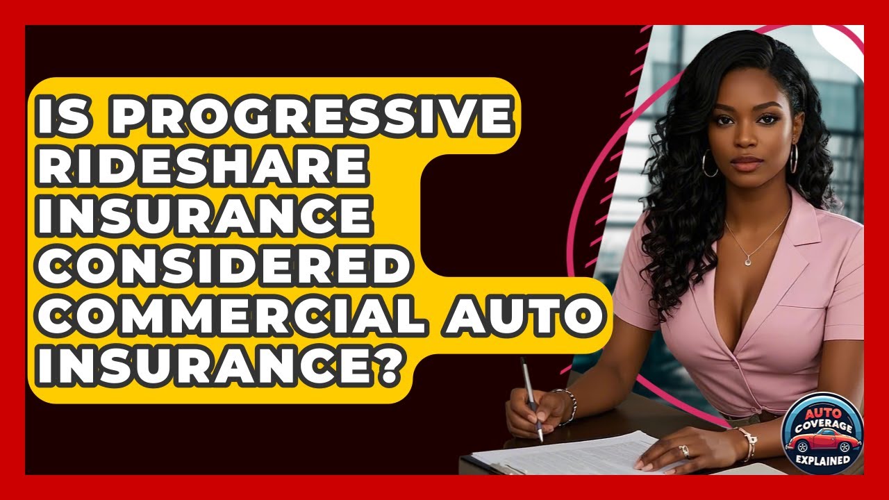 Is Progressive Rideshare Insurance Considered Commercial Auto Insurance? - Auto Coverage Explained