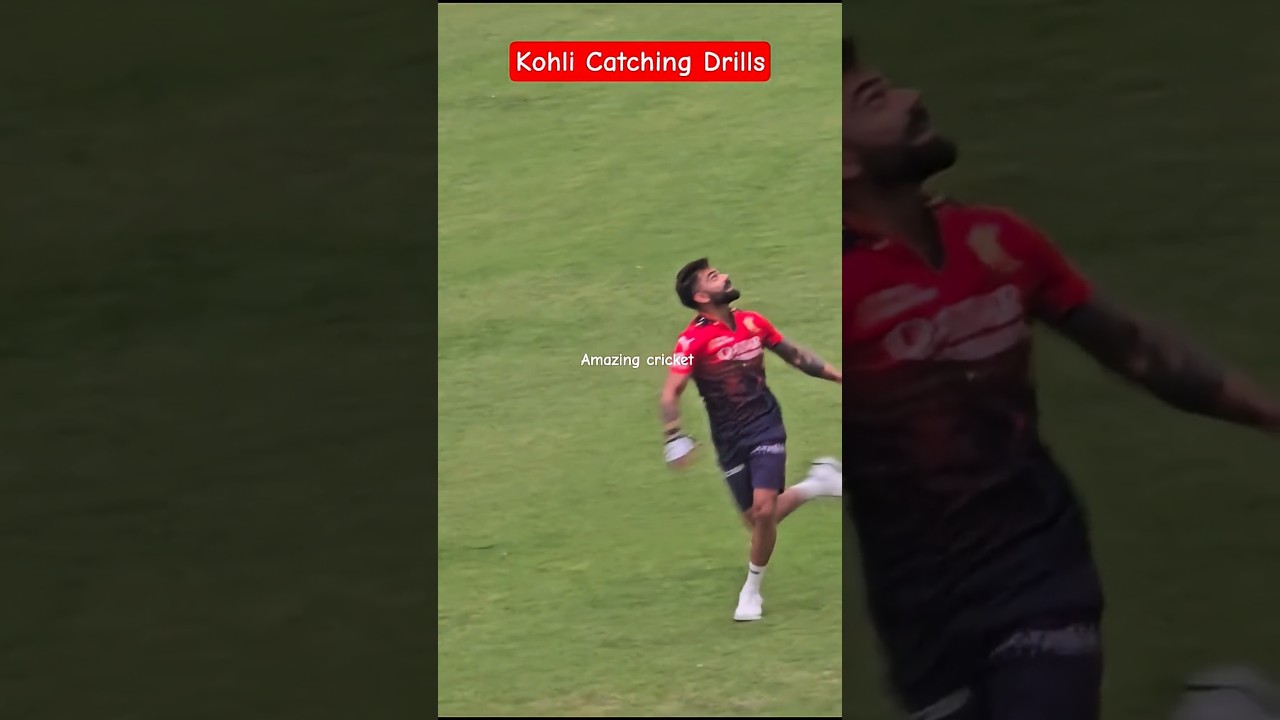 Virat Kohli Catching Drills #shorts #rcb #ipl