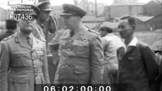 Japanese POW & internees embark on the Daikai Maru for repatriation