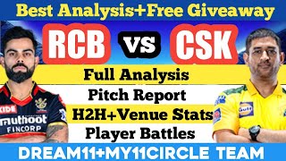 RCB vs CSK | BLR vs CSK Dream11 Prediction | BLR vs CHE My11circle Team | RCB vs CSK Match | IPL2021 screenshot 5