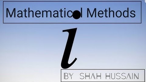 Mathematical Methods |Complex Numbers |Exercise # 1.4|Bsc Maths Complex power Complex |Q # 2 , 3 ,4