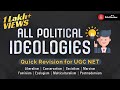 All Political Ideologies in less than half hour | Quick Revision
