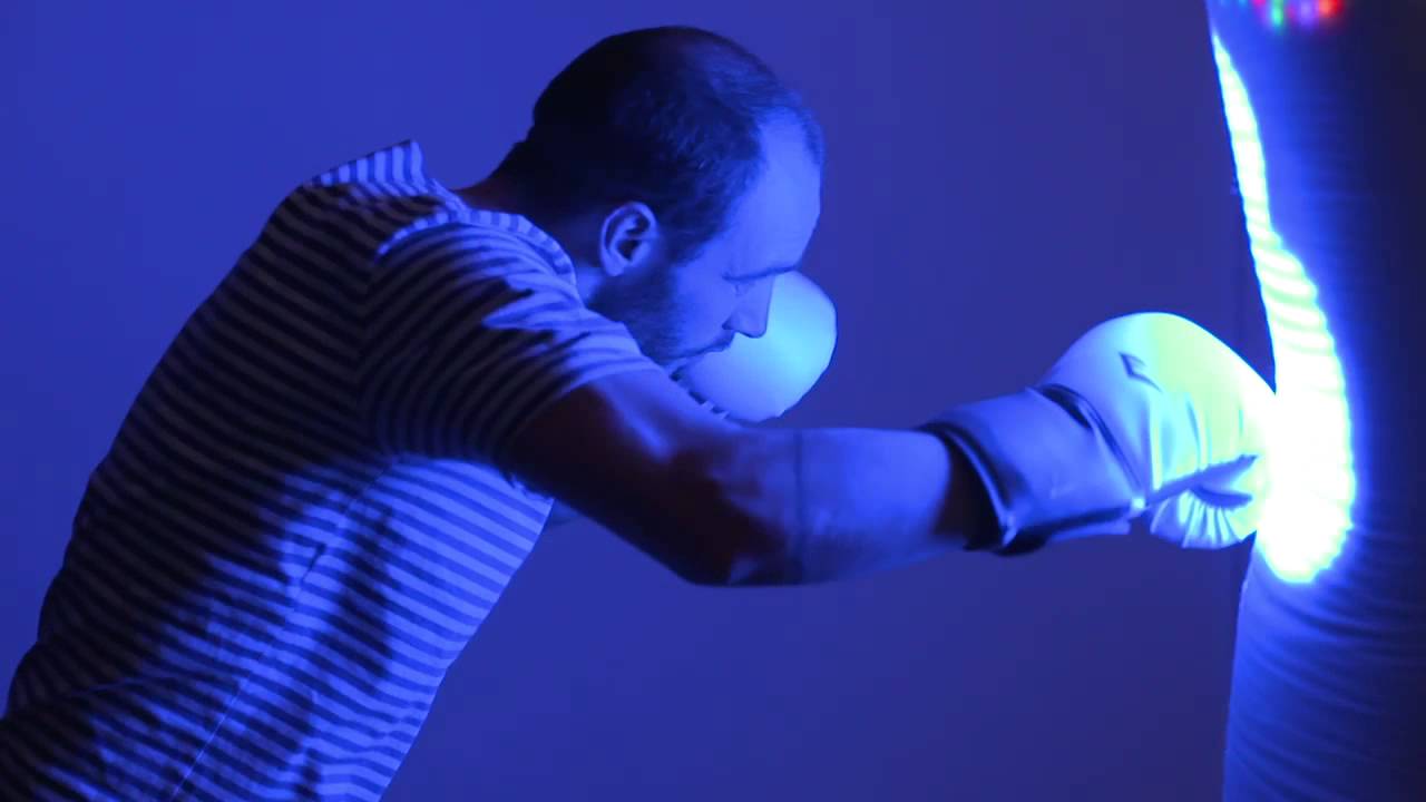 interactive boxing bag