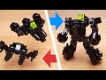 How to build mini LEGO robot combiner mecha / Black Arms ( 미니 레고 합체로봇 / ミニレゴ合体ロボ )