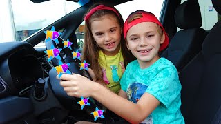 We are in the Car   Nick and Poli Favorite Pretend Play | Nursery Rhymes & Kids Songs