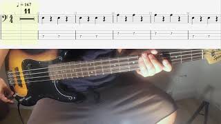 The Black Keys - Lonely Boy - Bass Cover + Tabs