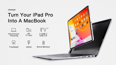 Kickstarter : doqo, Turn Your iPad Pro Into A MacBook
