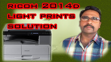 Ricoh 2014D Light prints Solutions