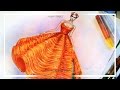 Fashion illustration painting guide for beginners: Gold/metallic glitters