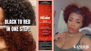 Dyeing My NATURAL Hair Copper Red Using L&#39;Oreal Excellence HiColor