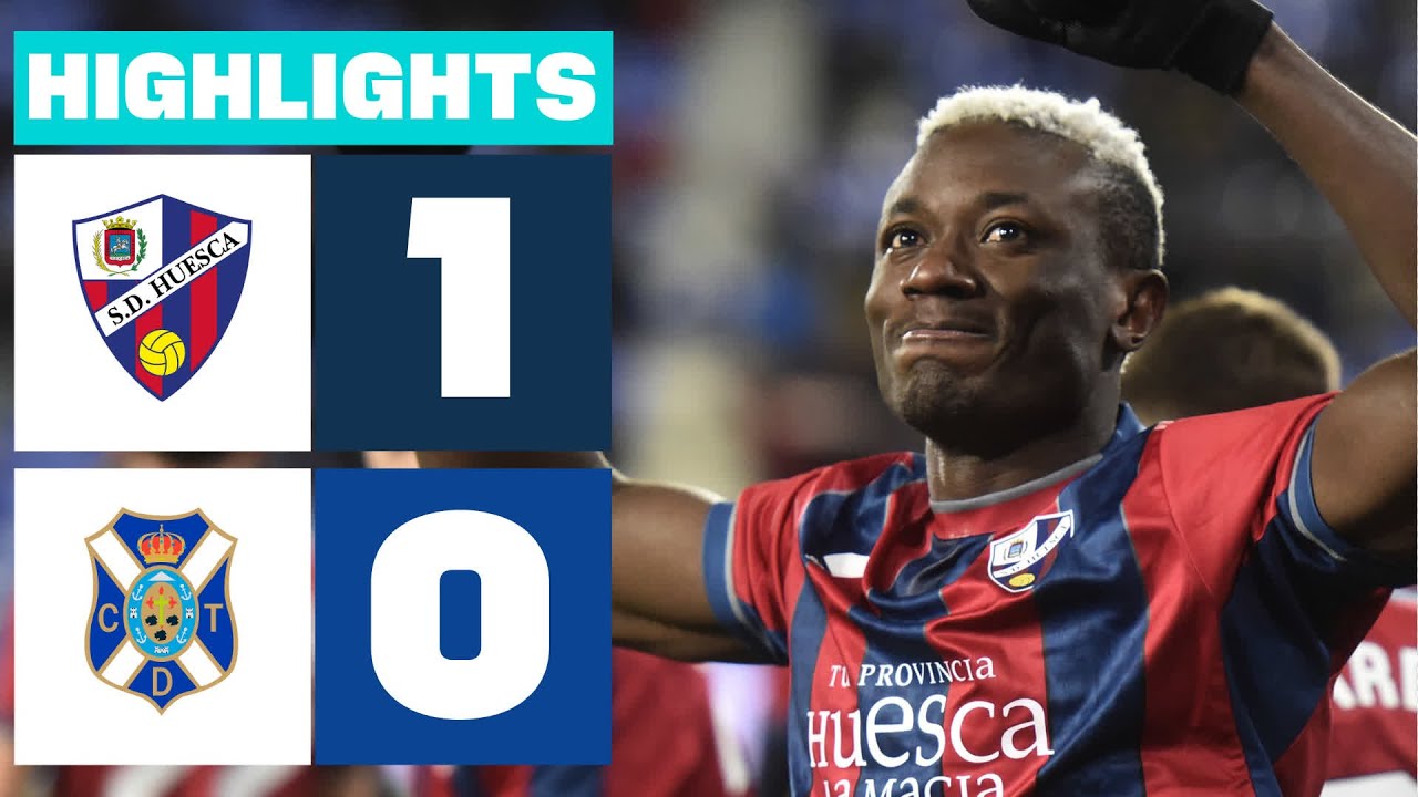 SD HUESCA 1 - 0 CD TENERIFE I RESUMEN LALIGA HYPERMOTION - YouTube