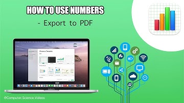 How to Export Your Spreadsheet to PDF On the Numbers Application Using a Mac - Basic Tutorial | New