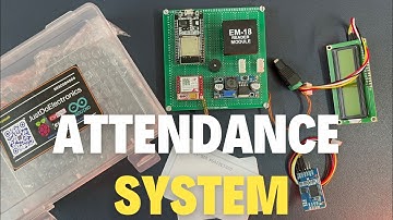 RFID Based Attendance System using ESP32 | EM-18 RFID Reader Tutorial
