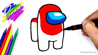 Learning to Draw and Coloring Among Us Game screenshot 4