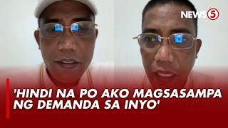 Francis Leo Marcos, may mensahe sa mga pulis matapos makalaya