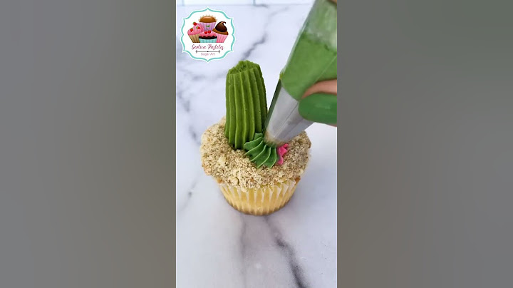 Cupcake Decorado como Cactus 🌵
