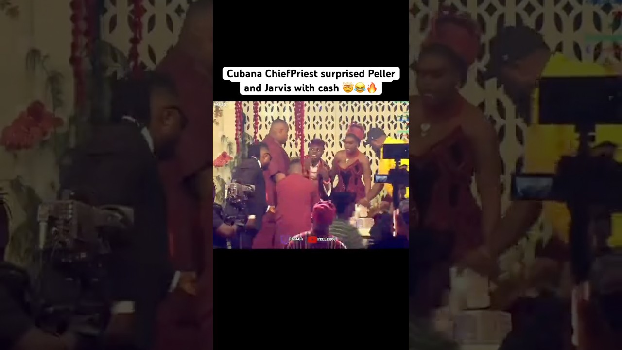 Cubana ChiefPriest surprised Peller and Jarvis with cash 🤯😂🔥 #nigeria #peller #pellerandjarvis