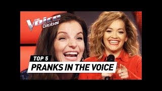 Superstars PRANK The Voice coaches with unexpected Audition