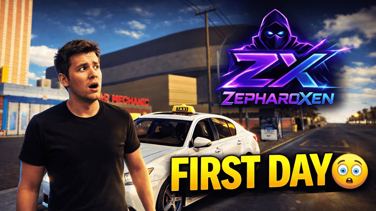 Picking Up Passengers & Making Cash! First Day Driving Taxi! 💸🚕