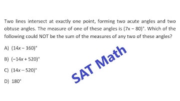 SAT Math