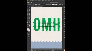 Adobe illustrator tips-Text splitting effect #illustratortutorial