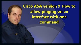 Cisco ASA version 9 How to allow pinging on an interface with one command