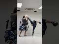 パンチ連打からローキック+ハイキック！#キックボクシング #MMA #ミット打ち