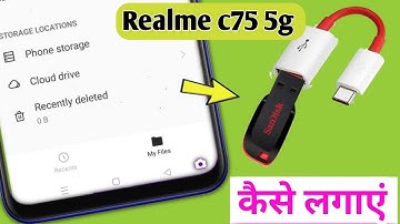 Realme c75 5g me OTG kaise connect kare / How to connect otg in realme c75 5g / OTG setting realme