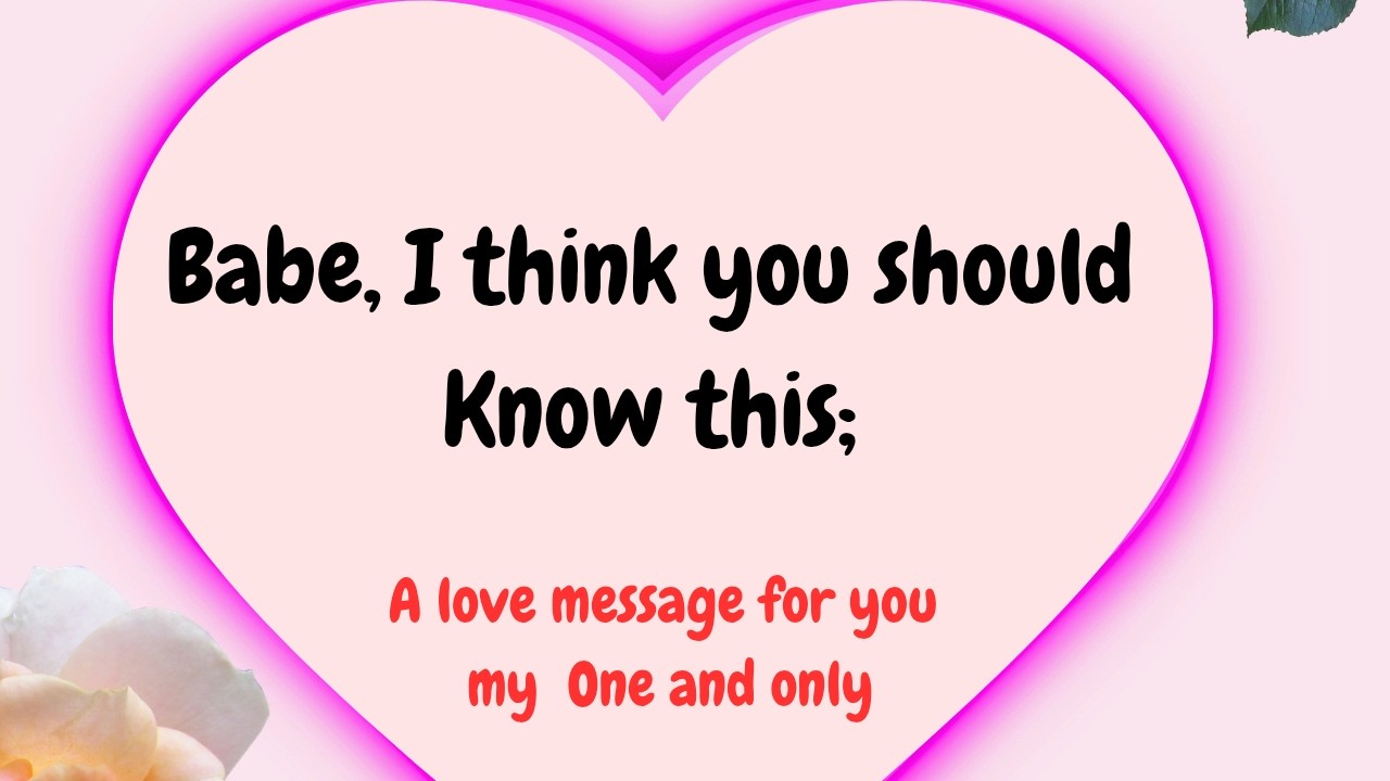 I miss you and it hurts without you /Deep Emotional Love message for Long Distance Relationship.