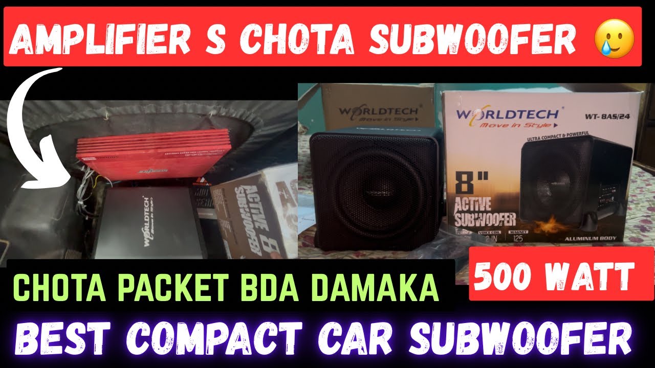 Best woofer and amplifier for car in India ! Best budget active subwoofer setup for cars 