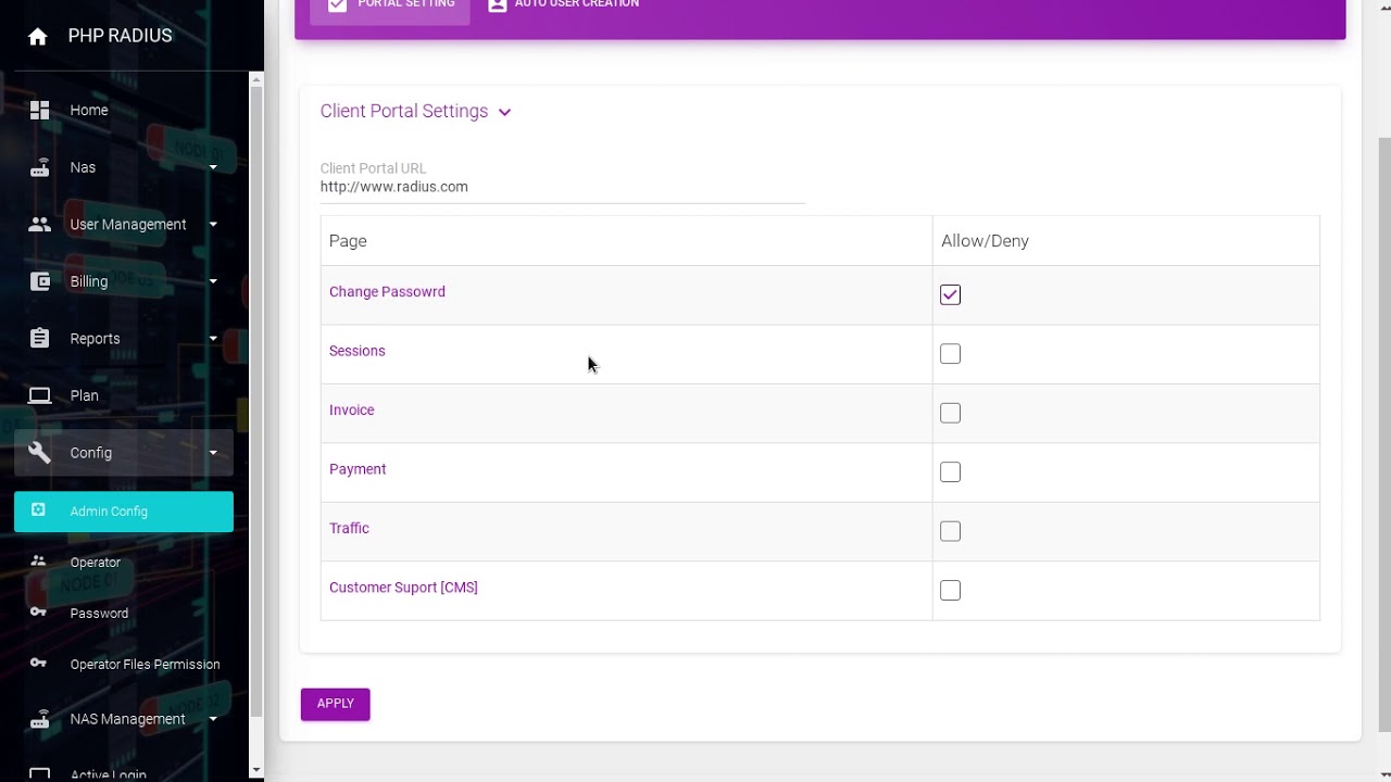 How to Set Page Permission For Client portal | PHP Radius - YouTube