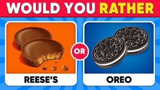 Would You Rather...? 🍔🍟🍦 Junk Food Edition | Daily Quiz