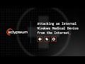 Attacking an Internal Windows Medical Device from the Internet