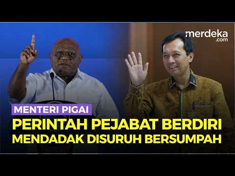 Menteri Pigai Mendadak Suruh Pejabat Berdiri: Tahu Rumah Saya? Demi Allah Ya