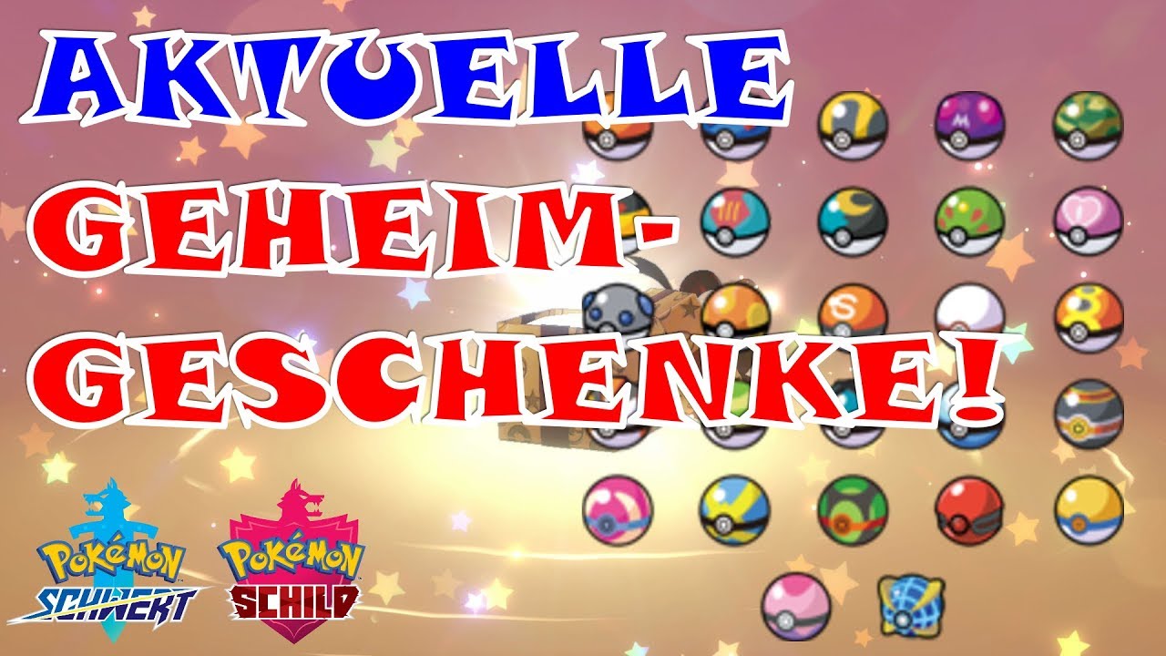 GEHEIMGESCHENKE in Pokemon Schwert & Schild | SELTENE POKEBÄLLE, GRATIS