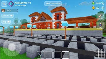 Block Craft 3D: Building Simulator Games For Free Gameplay#2638 (iOS & Android)| Train 🚃 Station 🚉