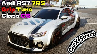 Carx Street Audi Rs7 7Sr Grip Tune Awd Class Cs 418 Kmh