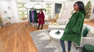 The Comfy Dream Quarter Zip Wearable Blanket on QVC