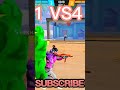 1VS4 🤯Woodpecker+MP40 JOD Or Wot ?🔥🔥😱Impossible Clutch😳Against Esports Squad🎯 #shorts #short
