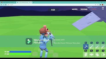 FLOATING WITH A RANDOM PLAYER IN 1V1 LOL.