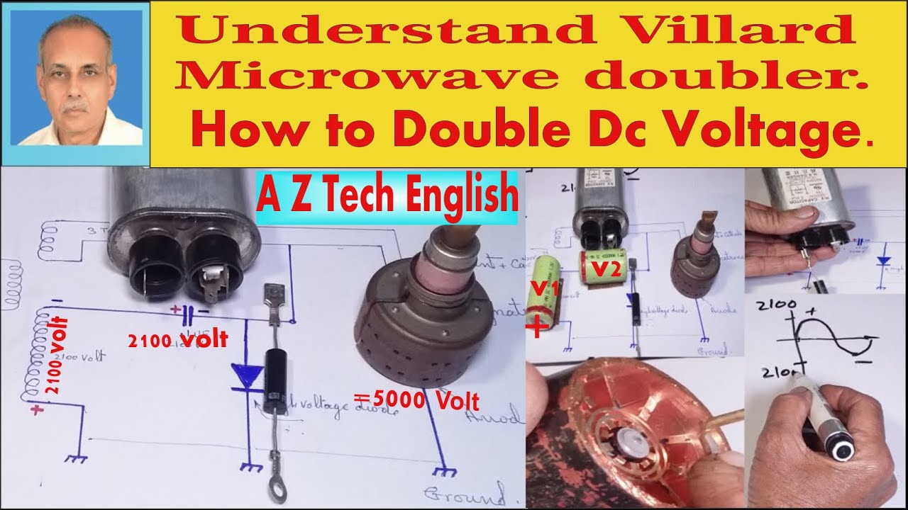 In English Language Microwave High Voltage Circuits Villard Voltage