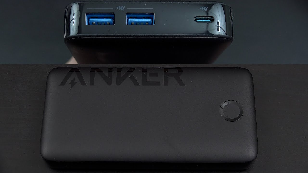 Anker 335 Power Bank (PowerCore 20K) 20W Portable Charger with USB-C -  YouTube