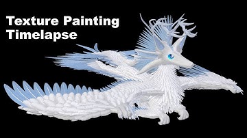Texture Painting Timelapse Of My Original Character Rapterokin Work In Progress