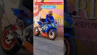 Single Blue CBR1000RR in Country 😱 #single #blue #bluebike #1000rr #shortsfeed #kissing #viral ❤️😍