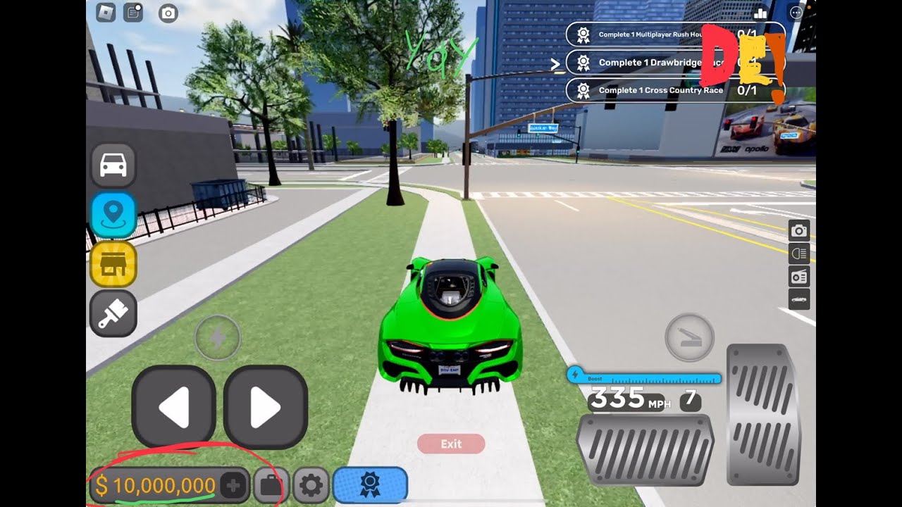 Reaching 10,000,000 dollars in driving empire!🥳🎉